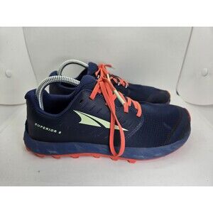 Altra Superior 5 Trail Shoes Women's 9 Blue Running Athletic Zero Drop Sneakers